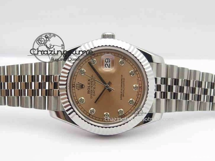 0507 Packable DateJust II 41mm BP Maker Best Edition RG Diamonds Dial On New Version Jubilee Bracelet A 3620
